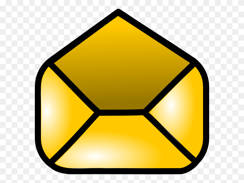 600x570 Open Envelope Icon Clip Art Free Vector - Open Sign Clip Art