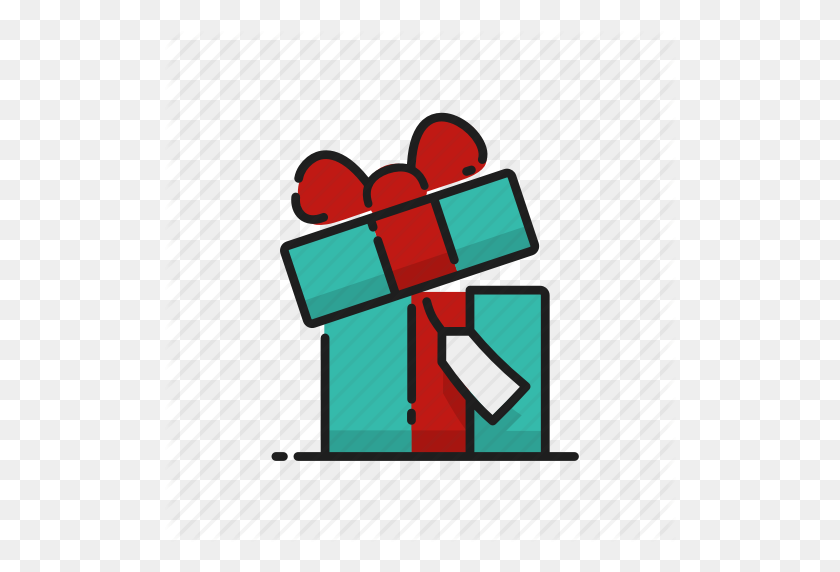 512x512 Open Gift - Confetti Gif PNG