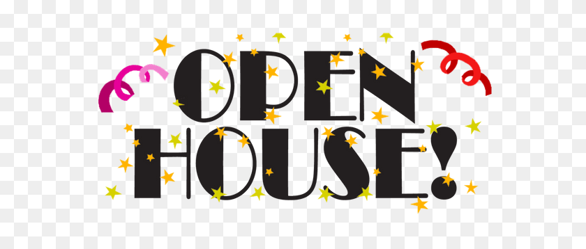 600x298 Open House - Open House Clip Art