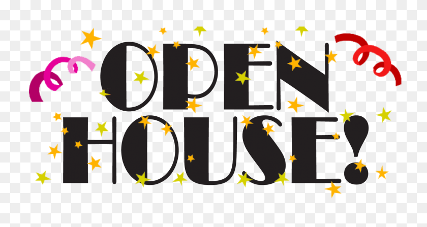 1567x778 Open House - School Open House Clip Art