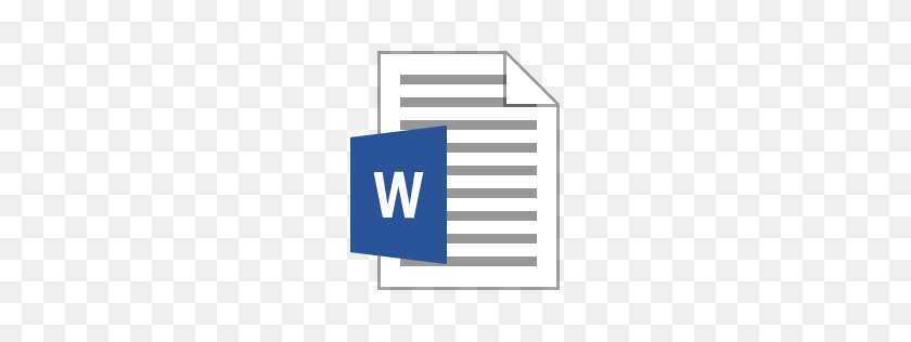 256x256 Откройте Microsoft Word Doc И Docx - Png В Документ