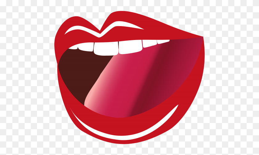 500x444 Open Mouth Png Clipart Image - Open Heart Clipart