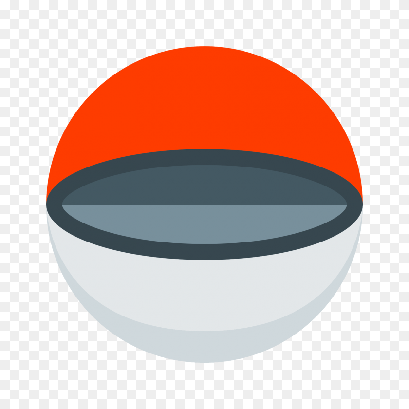 1600x1600 Open Pokeball Icon - Poke Ball PNG