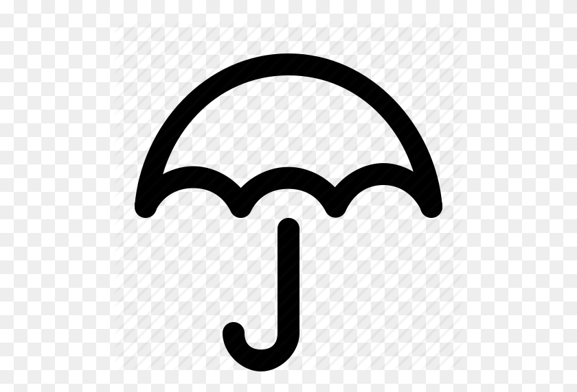 512x512 Open, Rain, Umbrella, Wet Icon - Umbrella Rain Clipart