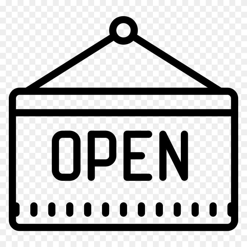 1600x1600 Open Sign Icon - Open Sign Clip Art