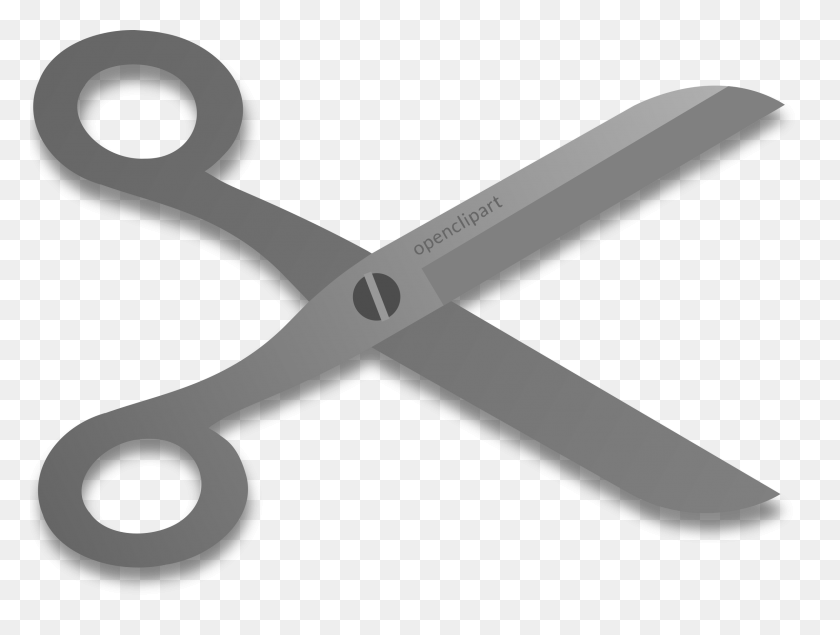 2400x1772 Openclipart Scissors Icons Png - Scissors Icon PNG
