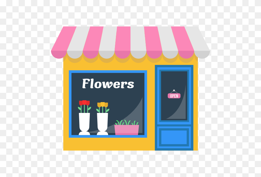 512x512 Opened, Flower, Commerce, Buildings, Store, Flowers, Shopping - Hardware Store Clipart