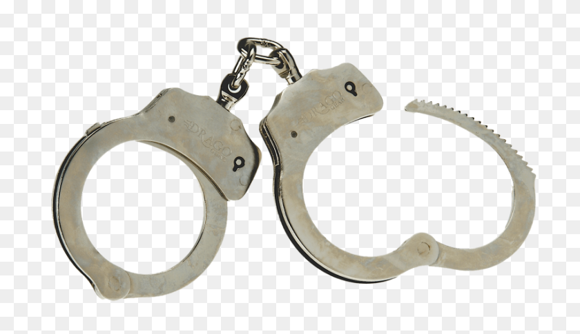 850x464 Opened Handcuffs Png - Handcuffs PNG