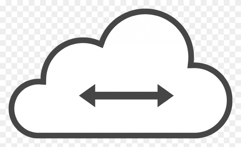 822x478 Opsus Cloud Services Cloudwave Cloud Computing Para Emr, Cloud - Olives Clipart En Blanco Y Negro