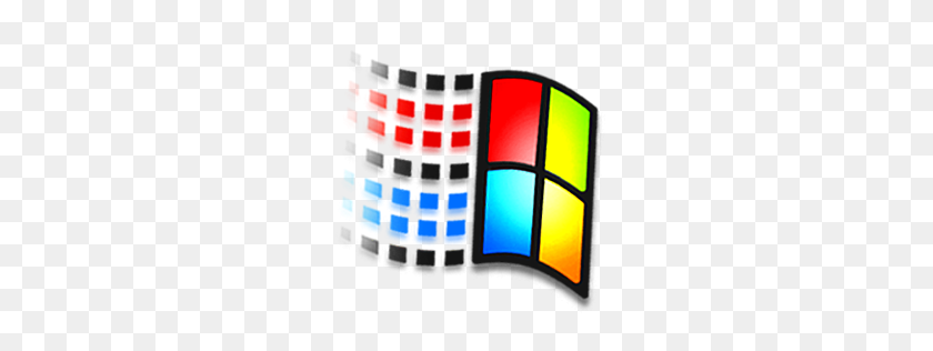 256x256 Оптимизированная Windows - Логотип Windows 98 Png