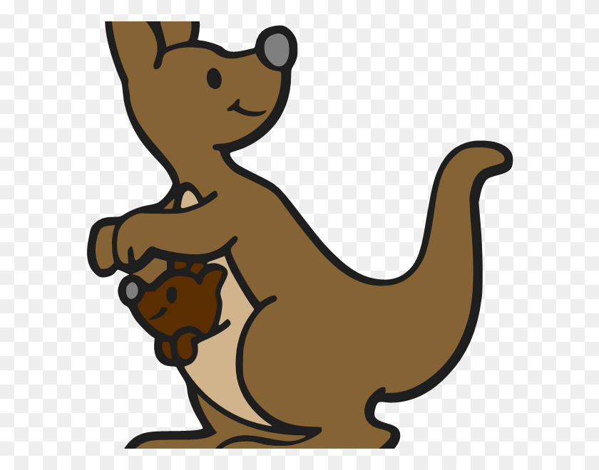 623x600 Opulent Pictures Of Cartoon Kangaroos Grab Baby Kangaroo - Grab Clipart