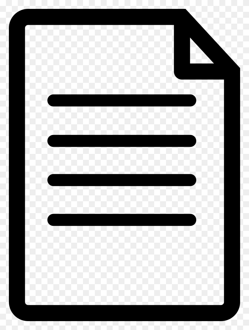 1774x2400 Or Document Icon Icons Png - Document Icon PNG