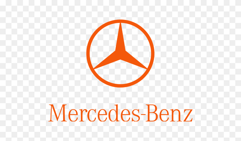 576x432 Orange - Mercedes Benz Logo PNG