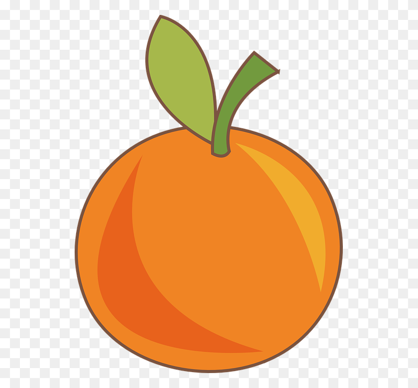 539x720 Orange - Naranja Clipart