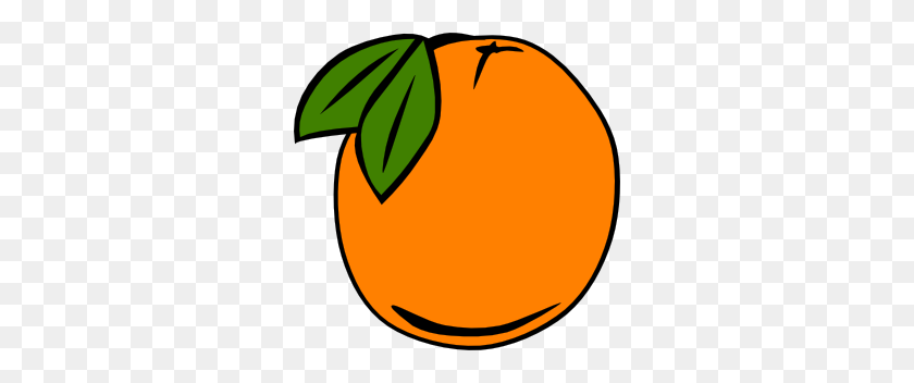 300x292 Orange - Georgia Peach Clipart