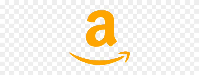 256x256 Icono De Amazon Naranja - Logotipo De Amazon Png