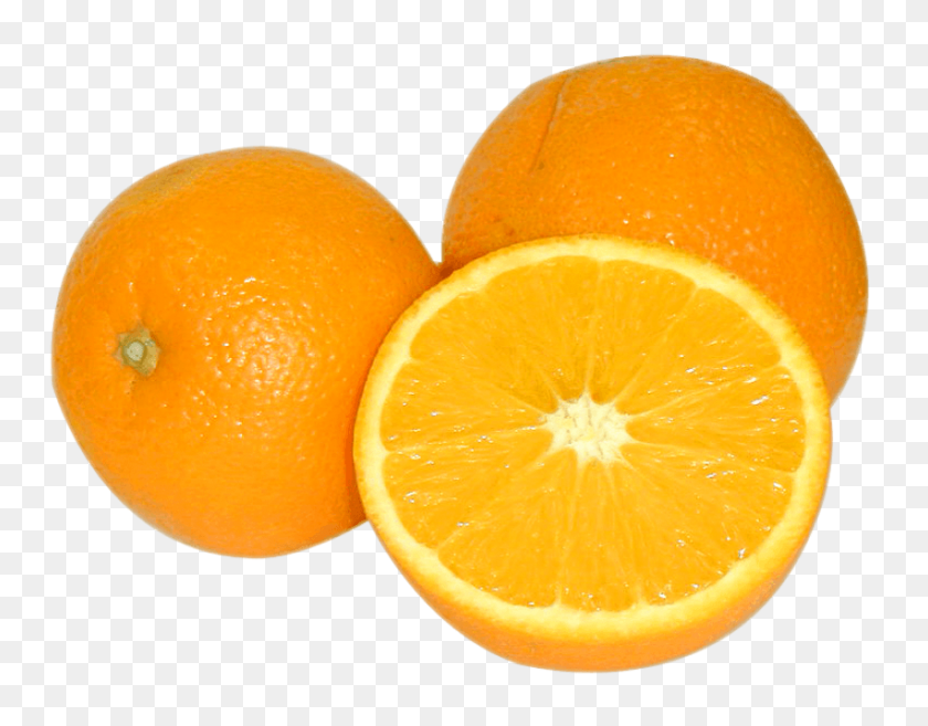 851x652 Orange And Half Of Orange Png - Oranges PNG