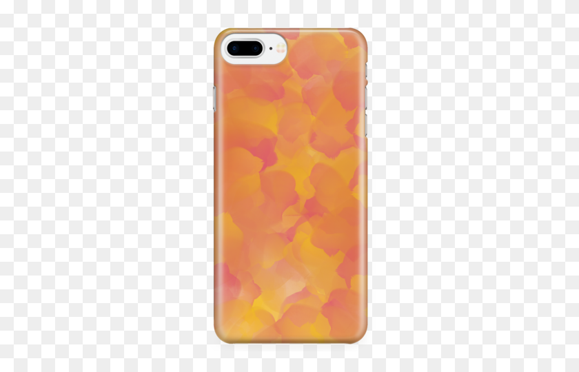 480x480 Orange And Pink Watercolor Phone Case Ladybugvinyls - Pink Watercolor PNG
