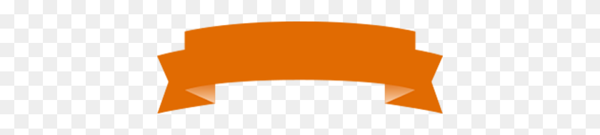 400x129 Orange Banner Png Theveliger - Orange Banner PNG