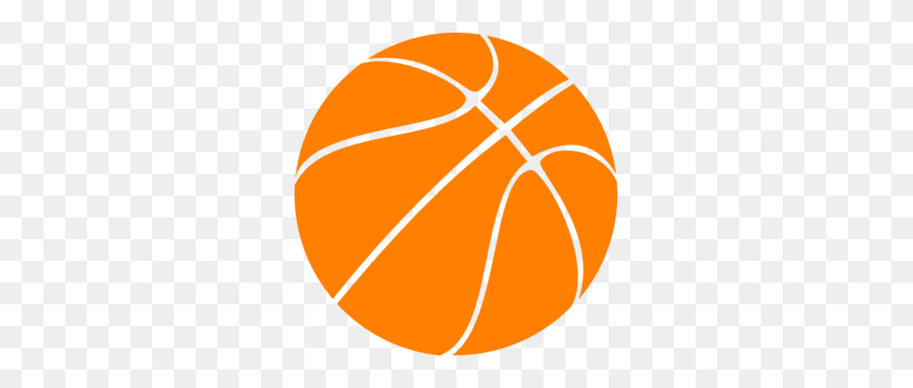 297x297 Orange Basketball Clip Art - Basketball Logo Clipart