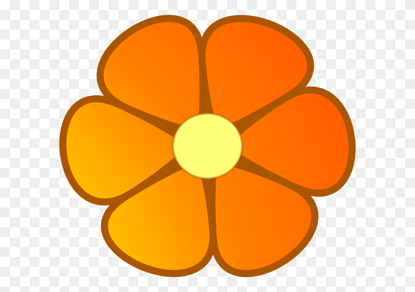 600x531 Orange Blossom Note Services Clip Art - Services Clipart