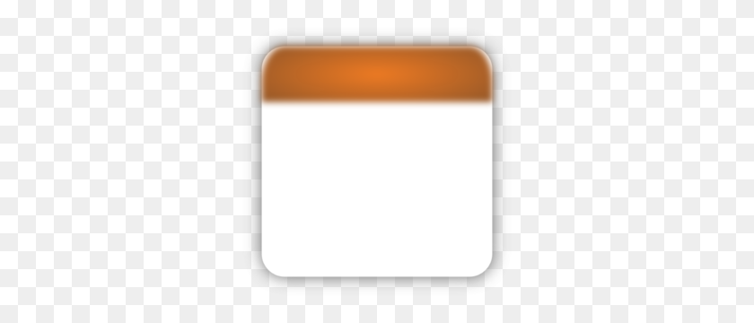 300x300 Оранжевый Значок Календаря Картинки - Календарь Клипарт