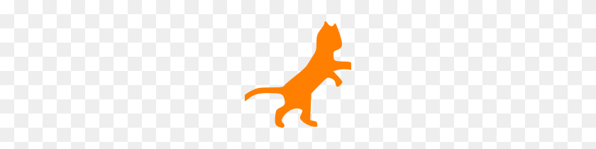150x150 Оранжевый Кот Клипарт Оранжевый Кот Танцует Sillohette Картинки - Оранжевый Кот Клипарт