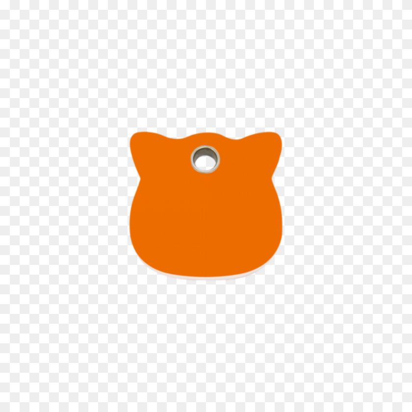 1200x1200 Orange Cat Head Pet Tag - Orange Cat PNG