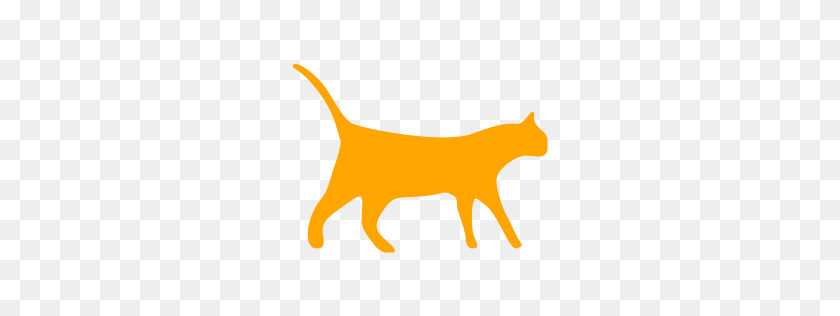 256x256 Icono De Gato Naranja - Gato Naranja Png
