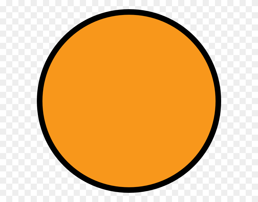 600x600 Orange Circle Clip Art - Orange Circle PNG