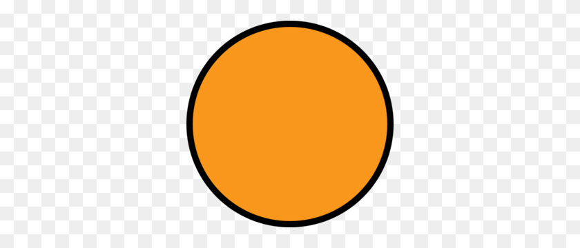 300x300 Orange Circle Clip Art - Circles Clipart Free