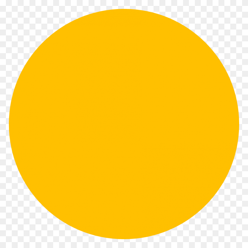 886x887 Orange Circle Png - Yellow Circle PNG