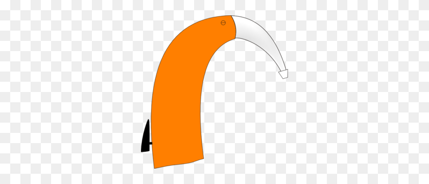 288x300 Orange Clip Art - Hearing Loss Clipart