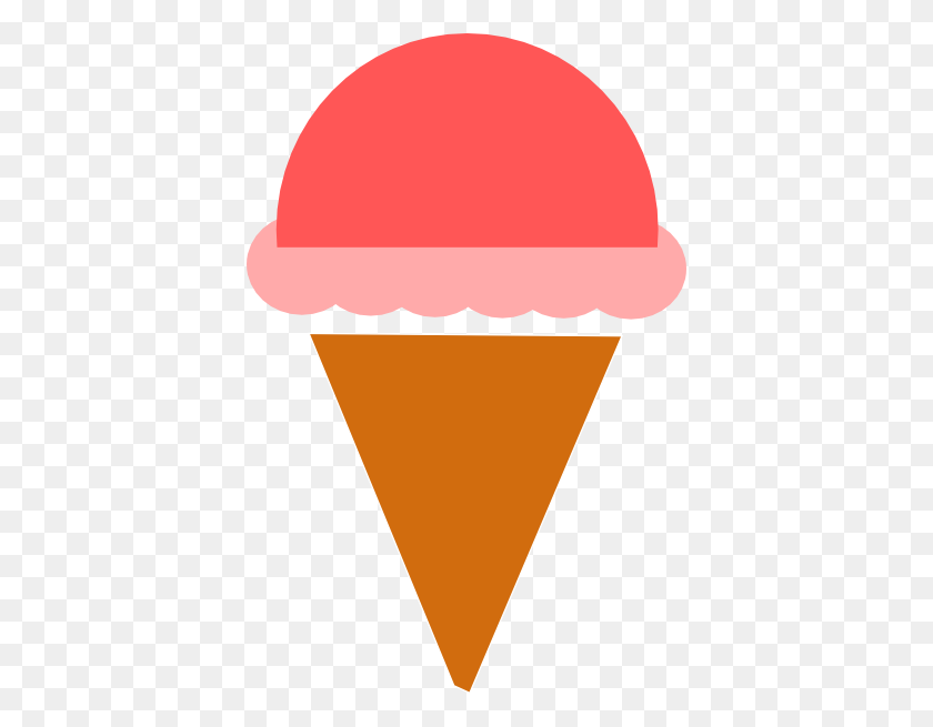 Orange Clipart Icecream - Icecream Scoop Clipart