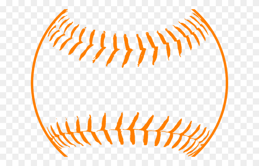 640x480 Orange Clipart Softball - Softball Images Clip Art