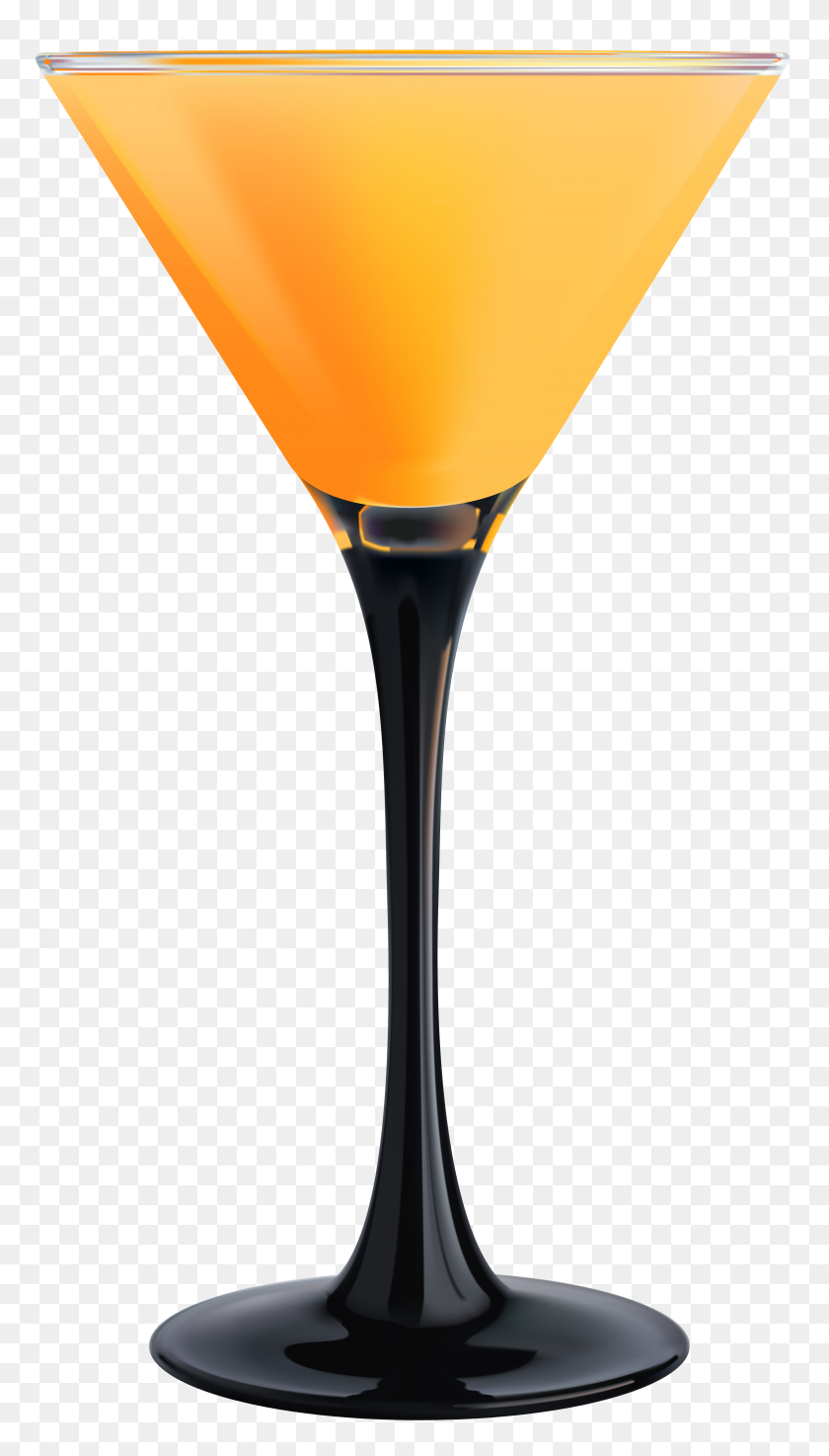 4410x8000 Orange Cocktail Png Clip - Wine Clipart PNG