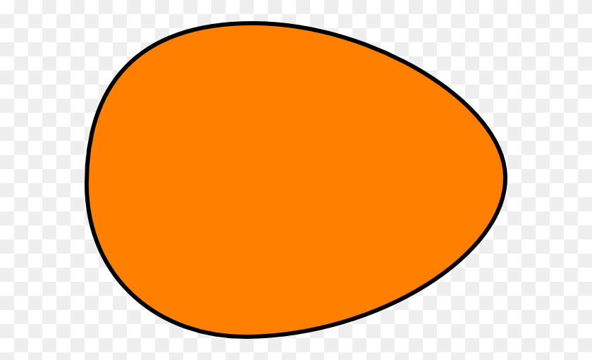 600x451 Orange Egg Clip Art - Egg Clipart PNG