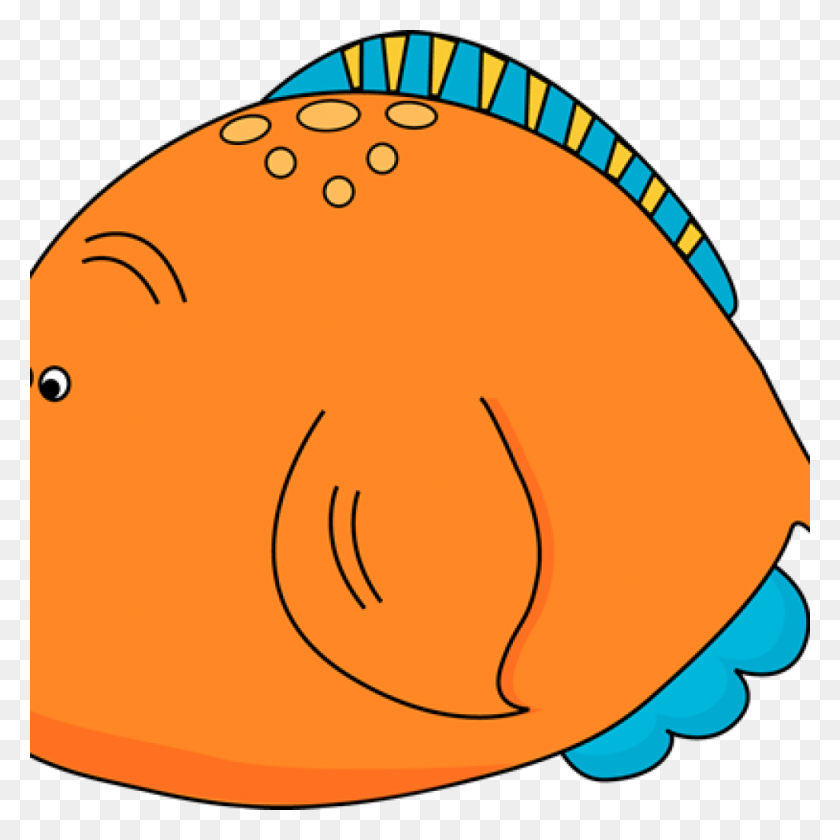 1024x1024 Оранжевая Рыба - Клипарт Скачать - Прозрачный Рыбный Клипарт