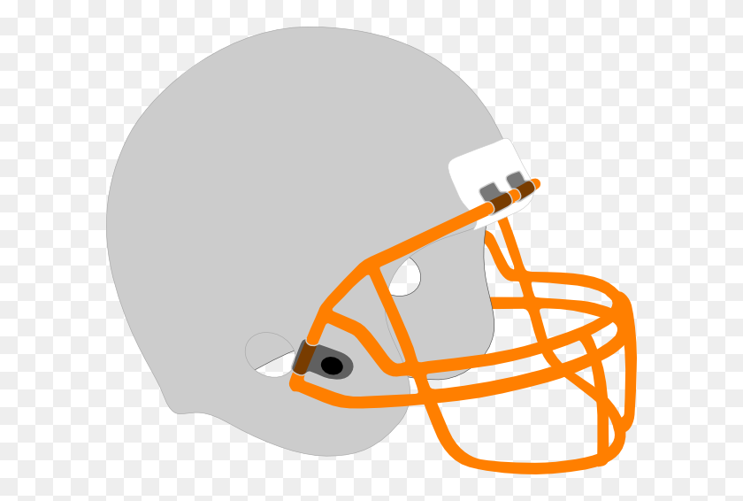 600x506 Оранжевый Футбольный Шлем Маленькие Картинки Клипарт - Шлем Даллас Ковбойз Клипарт