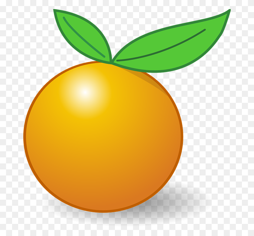 686x720 Апельсиновый Фруктовый Клипарт Маленькие Фрукты - Фруктовый Клипарт
