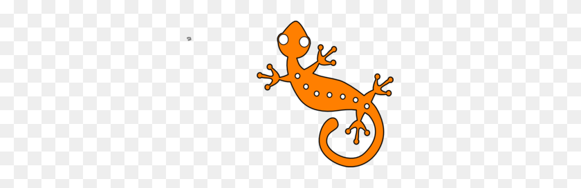 299x213 Orange Gecko Clip Art - Reptile Clipart