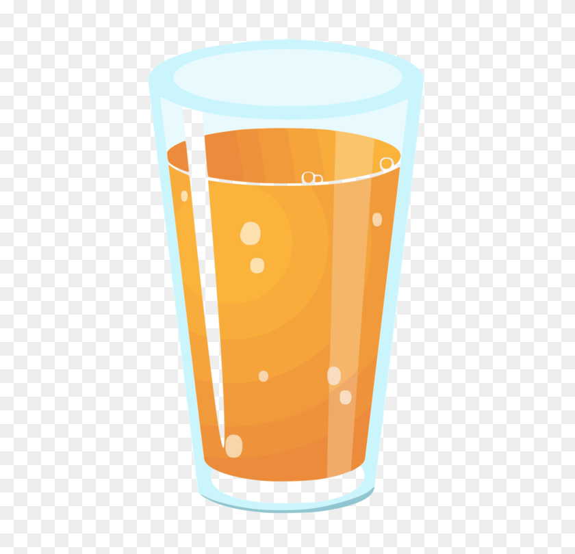 500x750 Orange Juice Apple Juice Fizzy Drinks Orange Drink - Pint Clipart