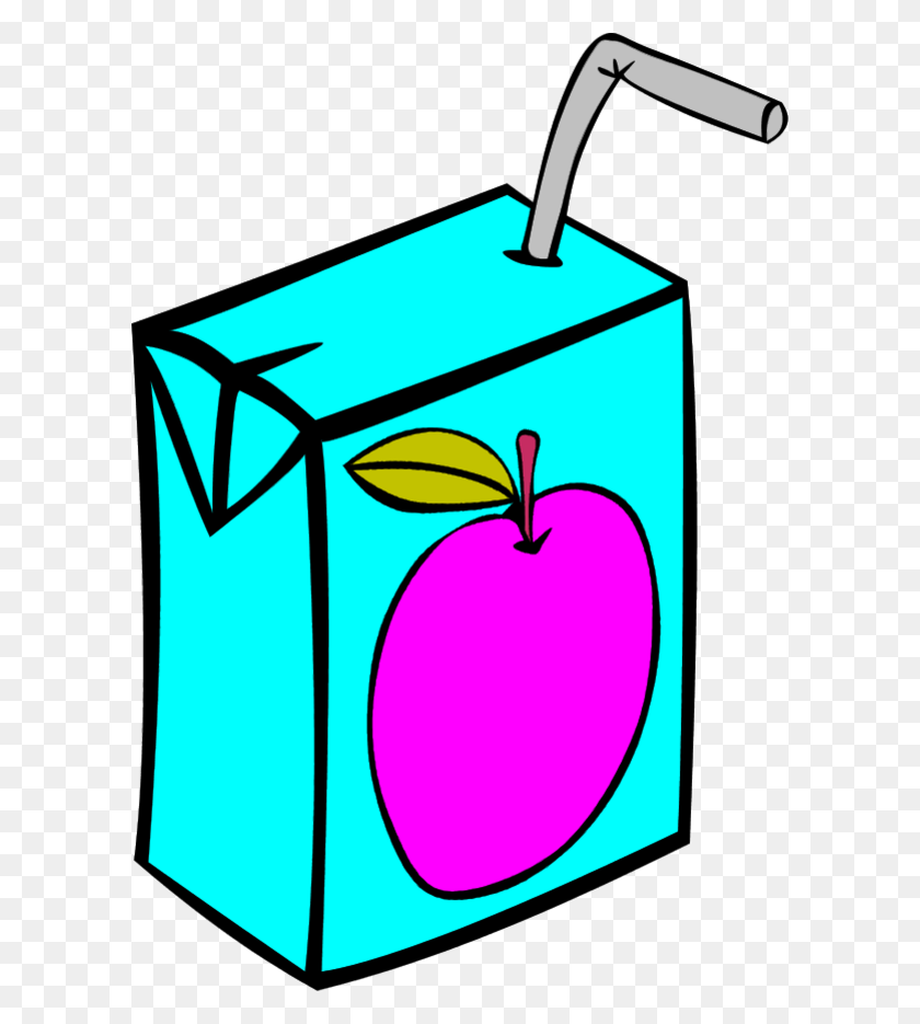 600x875 Orange Juice Apple Juice Juicebox Clip Art - Juice Box Clipart