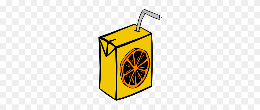 204x298 Orange Juice Box Clip Art Free Vector - Cereal Box Clipart