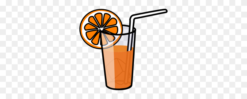 300x279 Orange Juice Clip Art - Fruit Punch Clipart