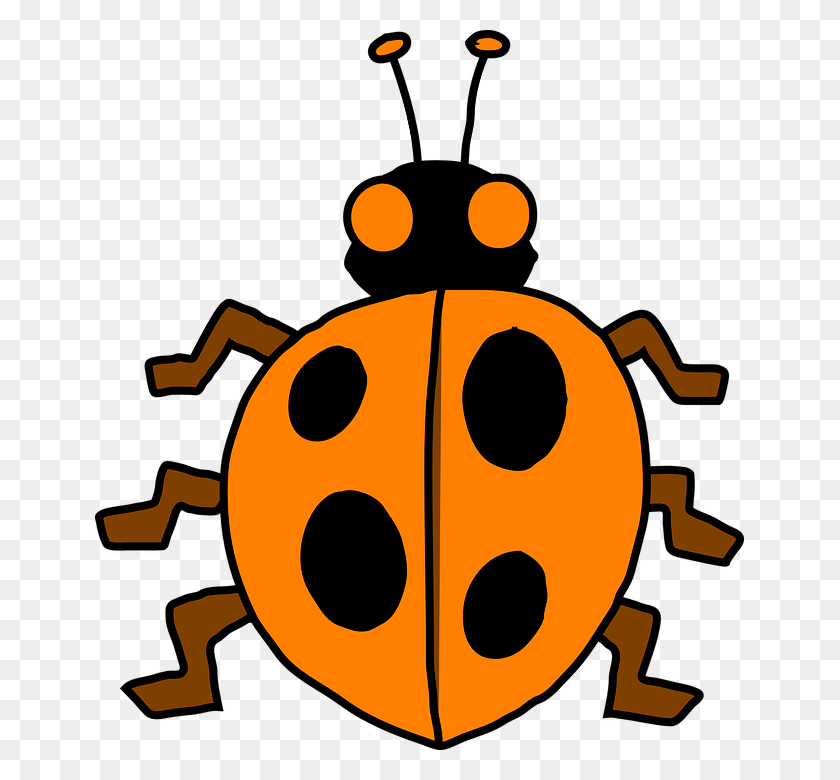 649x720 Orange Ladybug Clipart Clip Art Images - Free Ladybug Clipart