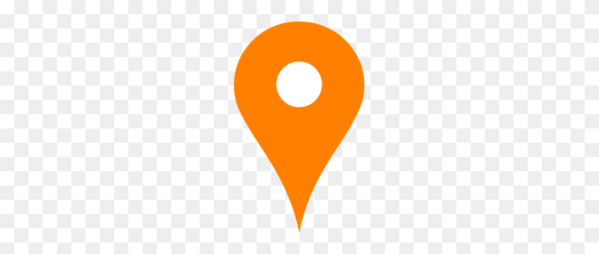 183x296 Orange Map Pin Png Clip Arts For Web - Pin PNG