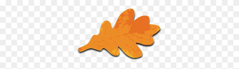 299x183 Orange Maple Leaf Clip Art - Maple Tree Clipart