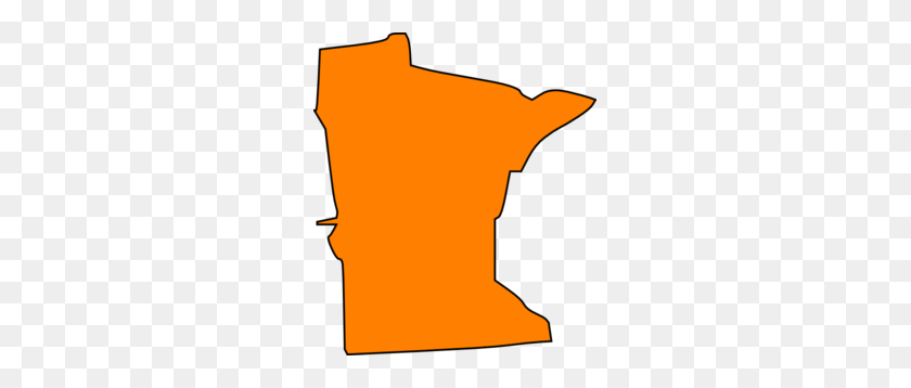 261x298 Orange Minnesota Clip Art - Minnesota Clip Art