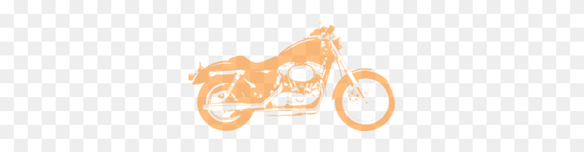 298x159 Orange Motor Cycle Harley Davidson Clip Art - Harley Davidson Motorcycle Clipart